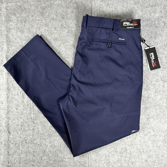 RLX Ralph Lauren Other - RLX Ralph Lauren Men's 40x32 Navy Performance Golf Pants Tailored Fit